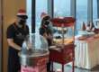 Crews serving fresh popcorn and cotton candy at Park Hyatt Kuala Lumpur, Merdeka 118—on-site rental snack station for hotel events
