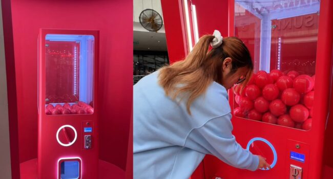 Gashapon machine rental for events and parties in Malaysia
